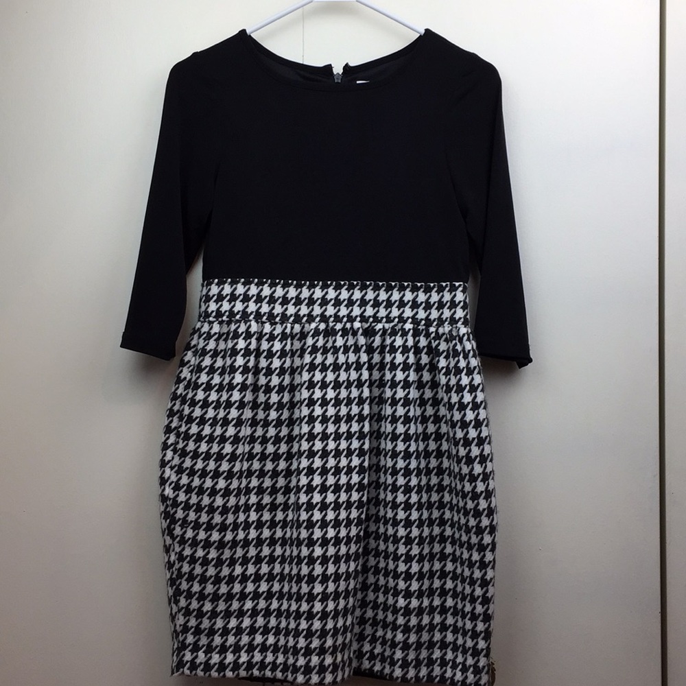 Black and White Formal Girls Dress